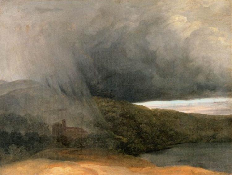 Pierre-Henri de Valenciennes Storm by a Lake